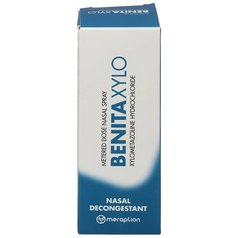 Thuốc xịt mũi Benita Xylo điều trị nghẹt mũi, sung huyết mũi bình 50 liều - 2